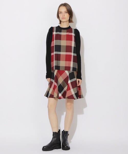 BLUELABEL crestbridgeドッキングワンピース ブルーレーベルクレスト