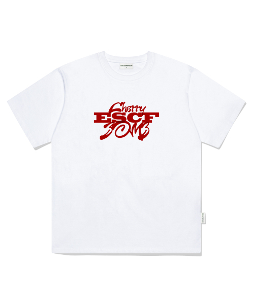 ESCAPEFROM(エスケープフロム)の「レッドチェリーバムプリントオーバーサイズ半袖Tシャツホワイト(Tシャツ/カットソー・レディース・その他・LARGE/SMALL/MEDIUM)」の4枚目の写真