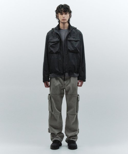 INSILENCE(インサイロンス)の「ピグメントユーティリティジャンパー WASHED BLACK(その他アウター・レディース・その他・SMALL)」の2枚目の写真