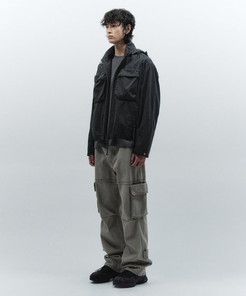 INSILENCE(インサイロンス)の「ピグメントユーティリティジャンパー WASHED BLACK(その他アウター・レディース・その他・SMALL)」の3枚目の写真