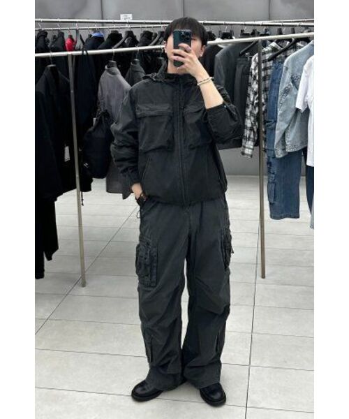 INSILENCE(インサイロンス)の「ピグメントユーティリティジャンパー WASHED BLACK(その他アウター・レディース・その他・SMALL)」の6枚目の写真