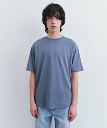 スーピマコットンプレミアムTシャツBLUEGRAY