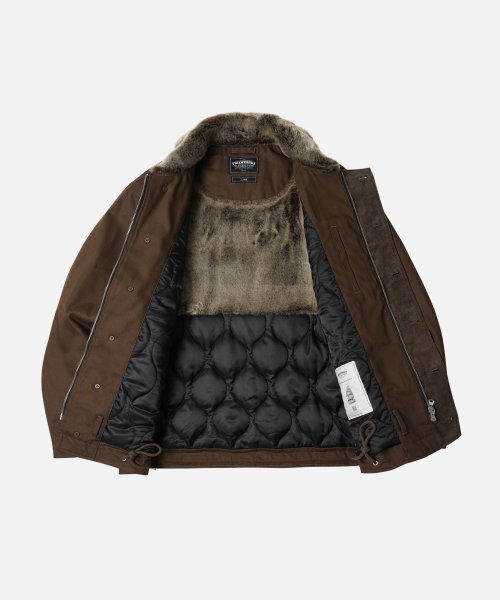 FRIZMWORKS(フリズムワークス)の「EDGAR N-1 DECK JACKET _ BROWN(ダウンジャケット/コート・レディース・その他・MEDIUM/LARGE/X-LARGE/SMALL)」の4枚目の写真
