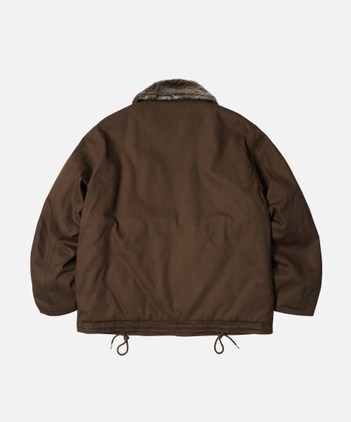FRIZMWORKS(フリズムワークス)の「EDGAR N-1 DECK JACKET _ BROWN(ダウンジャケット/コート・レディース・その他・MEDIUM/LARGE/X-LARGE/SMALL)」の5枚目の写真