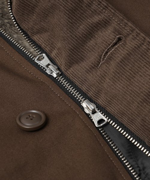 FRIZMWORKS(フリズムワークス)の「EDGAR N-1 DECK JACKET _ BROWN(ダウンジャケット/コート・レディース・その他・MEDIUM/LARGE/X-LARGE/SMALL)」の7枚目の写真