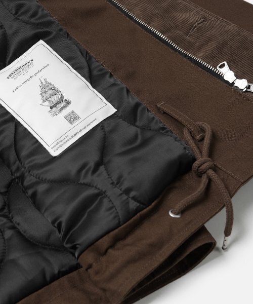 FRIZMWORKS(フリズムワークス)の「EDGAR N-1 DECK JACKET _ BROWN(ダウンジャケット/コート・レディース・その他・MEDIUM/LARGE/X-LARGE/SMALL)」の8枚目の写真