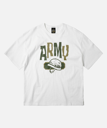 ARMY HELMET TEE _ WHITE