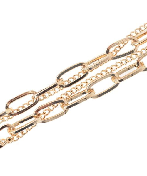 AMERICAN HOLIC（アメリカンホリック）の「コイントップダブルチェーンネックレス（ネックレス・レディース・シルバー/ゴールド・FREE）」の10枚目の写真