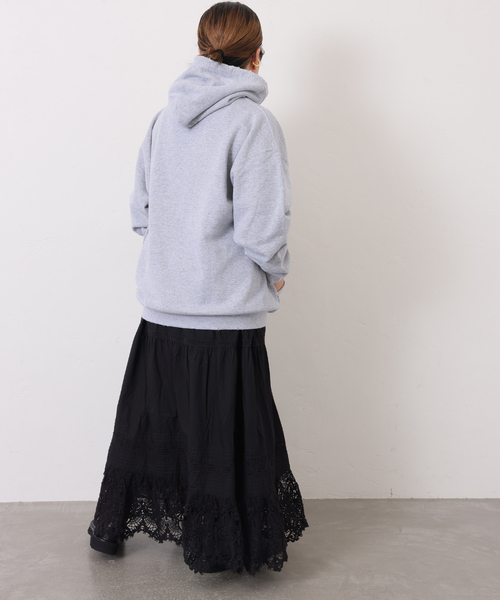 JOURNAL STANDARD LUXE（ジャーナルスタンダード　ラックス）の「ポプリン レーススカート（スカート・レディース・ブラック/ホワイト・FREE）」の8枚目の写真