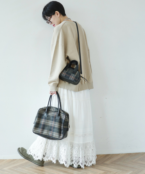 JOURNAL STANDARD LUXE（ジャーナルスタンダード　ラックス）の「ポプリン レーススカート（スカート・レディース・ブラック/ホワイト・FREE）」の16枚目の写真