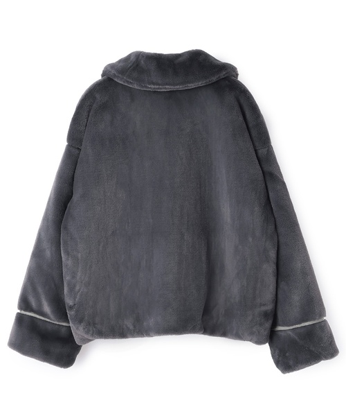 専用 お値下げ 新品タグ付ポンポネットジュニア フェイクファーブルゾン 160㎝ フェイクファーブルゾン（ブルゾン/ジャンバー） | pom ponette junior