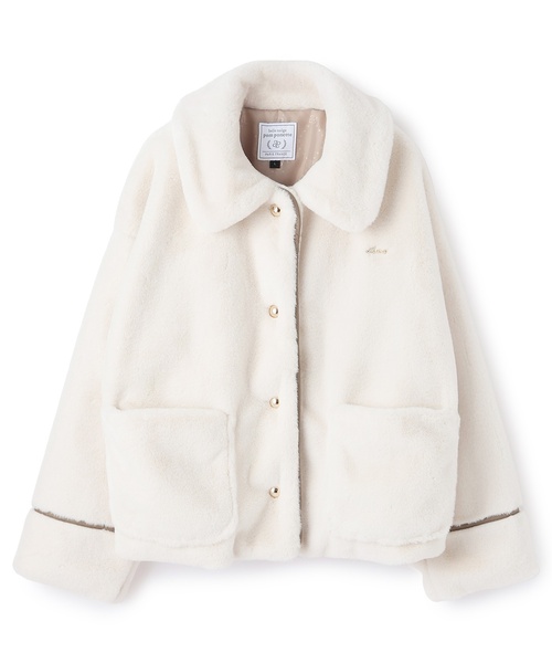 セール】【130cmあり】フェイクファーブルゾン（ブルゾン）｜pom