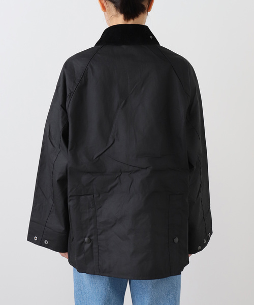 OUTDOOR PRODUCTS(アウトドアプロダクツ)の「Barbour bedale wax jacket(その他アウター・レディース・ブラック/カーキ・10)」の6枚目の写真