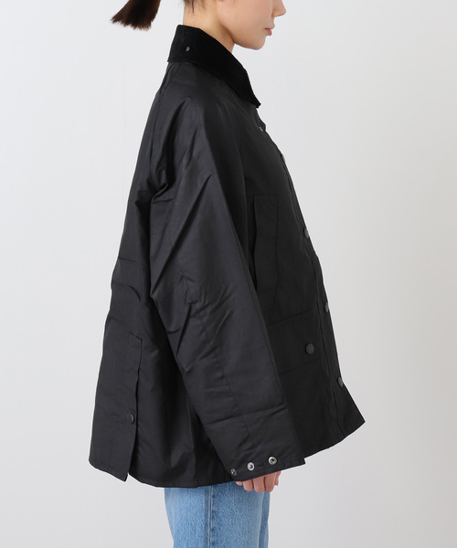 OUTDOOR PRODUCTS(アウトドアプロダクツ)の「Barbour bedale wax jacket(その他アウター・レディース・ブラック/カーキ・10)」の7枚目の写真