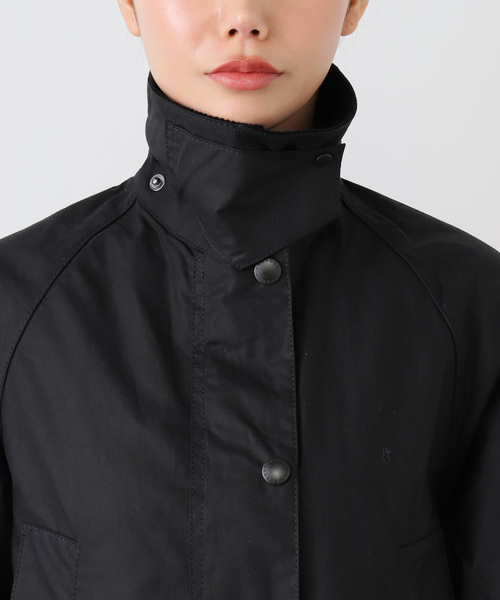 OUTDOOR PRODUCTS(アウトドアプロダクツ)の「Barbour bedale wax jacket(その他アウター・レディース・ブラック/カーキ・10)」の19枚目の写真