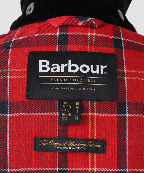 OUTDOOR PRODUCTS(アウトドアプロダクツ)の「Barbour bedale wax jacket(その他アウター・レディース・ブラック/カーキ・10)」の12枚目の写真