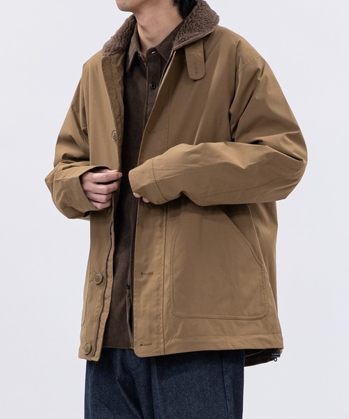 JOHN'S CLOSET(ジョンズクローゼット)の「【15】襟ボア 中綿 N-1ジャケット/デッキジャケット(ミリタリージャケット・メンズ・ネイビー/カーキ/ベージュ・MEDIUM/LARGE/X-LARGE)」の11枚目の写真