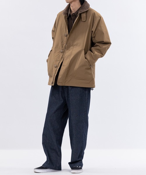 JOHN'S CLOSET(ジョンズクローゼット)の「【15】襟ボア 中綿 N-1ジャケット/デッキジャケット(ミリタリージャケット・メンズ・ネイビー/カーキ/ベージュ・MEDIUM/LARGE/X-LARGE)」の14枚目の写真