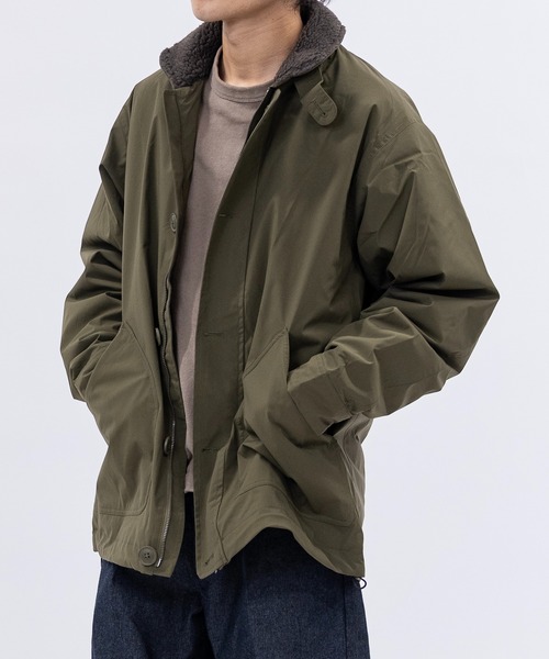 JOHN'S CLOSET(ジョンズクローゼット)の「【15】襟ボア 中綿 N-1ジャケット/デッキジャケット(ミリタリージャケット・メンズ・ネイビー/カーキ/ベージュ・MEDIUM/LARGE/X-LARGE)」の16枚目の写真