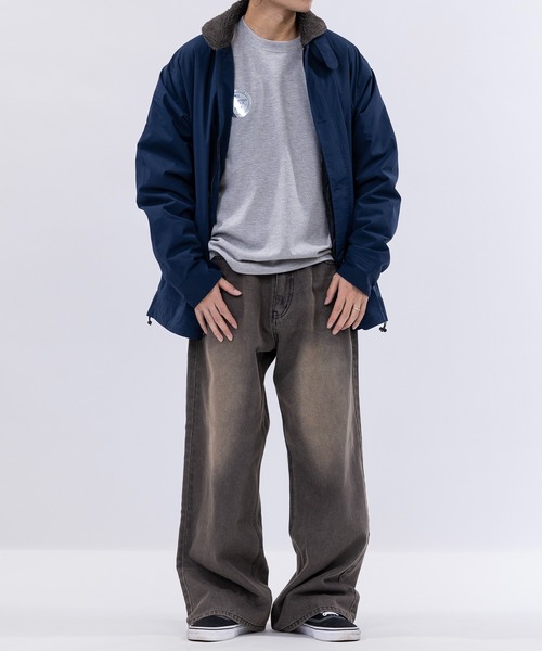 15】襟ボア 中綿 N-1ジャケット/デッキジャケット（ミリタリー