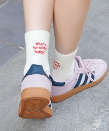 ABYS（アビス）の「配色ロゴ刺繍ソックス（ソックス/靴下）」