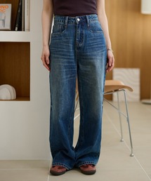 LAULEN | wide leg straight denim pants / ワイドレッグストレートデニムパンツ(デニムパンツ)