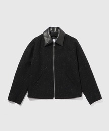 ADAM ET ROPE' | ネップツイード ライダースジャケット(その他アウター)