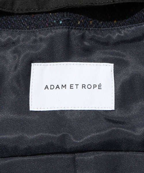 ADAM ET ROPE'（アダムエロペ）の「ネップツイード ライダースジャケット（その他アウター・メンズ・ダークブラウン/ブラック/ネイビー・M/L）」の13枚目の写真
