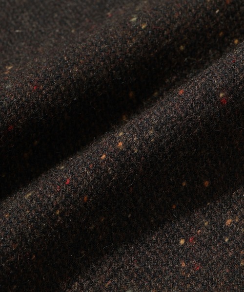 ADAM ET ROPE'（アダムエロペ）の「ネップツイード ライダースジャケット（その他アウター・メンズ・ダークブラウン/ブラック/ネイビー・M/L）」の18枚目の写真