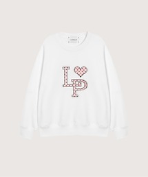 LA POMME petit Embroidery Dot Logo Sweater