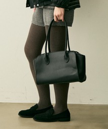 faux leather boston bag / フェイクレザーボストンバッグ