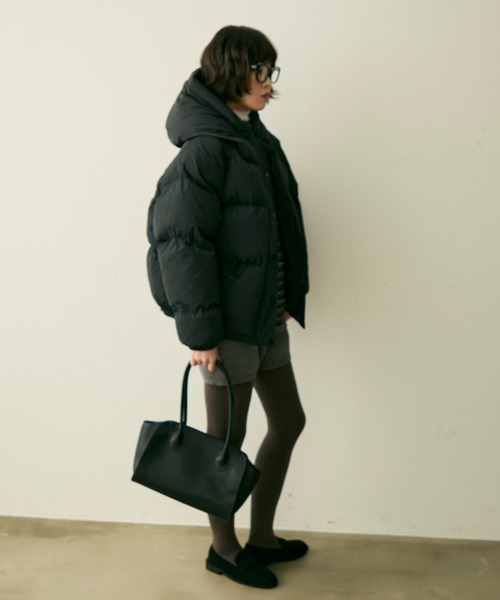 full/fill.(フルフィル)の「faux leather boston bag / フェイクレザーボストンバッグ(ボストンバッグ・レディース・ブラウン/ブラック・FREE)」の18枚目の写真