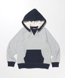 BEN DAVIS/WHITE LABEL（ベンデイビス ホワイトラベル）の「【BEN DAVIS（ベンデイビス）】70’S FIT AFTER HOODIE / ビッグシルエット プルオーバー フーディ 裏毛 ワッフル 短丈（パーカー）」