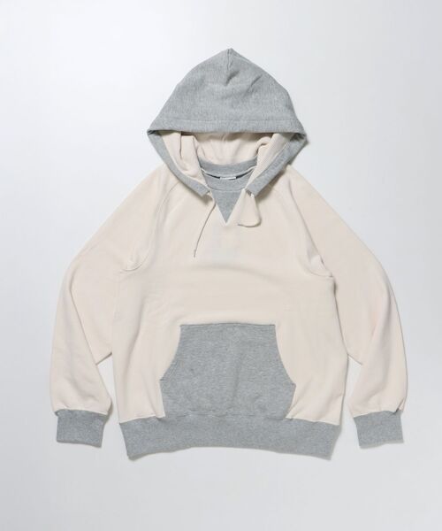 BEN DAVIS/WHITE LABEL(ベンデイビス ホワイトラベル)の「【BEN DAVIS(ベンデイビス)】70’S FIT AFTER HOODIE / ビッグシルエット プルオーバー フーディ 裏毛 ワッフル 短丈(パーカー・メンズ・オフホワイト/グレー/レッド/ブラック・X-LARGE/LARGE/MEDIUM)」の10枚目の写真