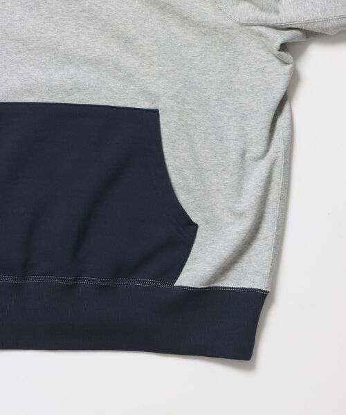 BEN DAVIS/WHITE LABEL(ベンデイビス ホワイトラベル)の「【BEN DAVIS(ベンデイビス)】70’S FIT AFTER HOODIE / ビッグシルエット プルオーバー フーディ 裏毛 ワッフル 短丈(パーカー・メンズ・オフホワイト/グレー/レッド/ブラック・X-LARGE/LARGE/MEDIUM)」の18枚目の写真