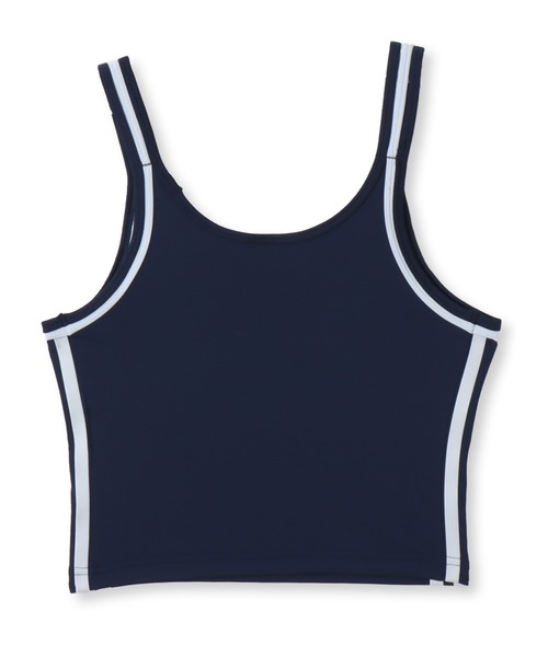 adidas（アディダス）の「adidas SUMMER GLOW VINTAGE INSPIRED SLIM TANK TOP / アディダス サマーグロー ビンテージ インスパイアード スリム タンク（タンクトップ・レディース・ネイビー・M/L/S）」の6枚目の写真