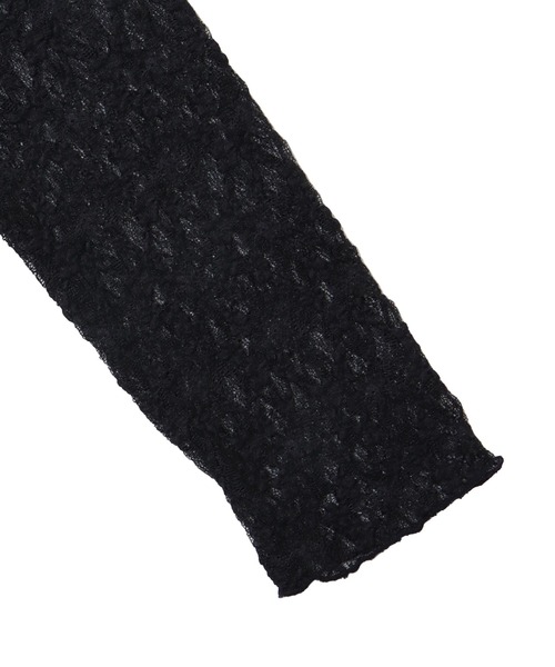 DRESSLAVE（ドレスレイブ）の「shrink stretch 2way pullover(シュリンクストレッチ2ウェイプルオーバー)（Tシャツ/カットソー・レディース・ホワイト/ネイビー・38）」の16枚目の写真