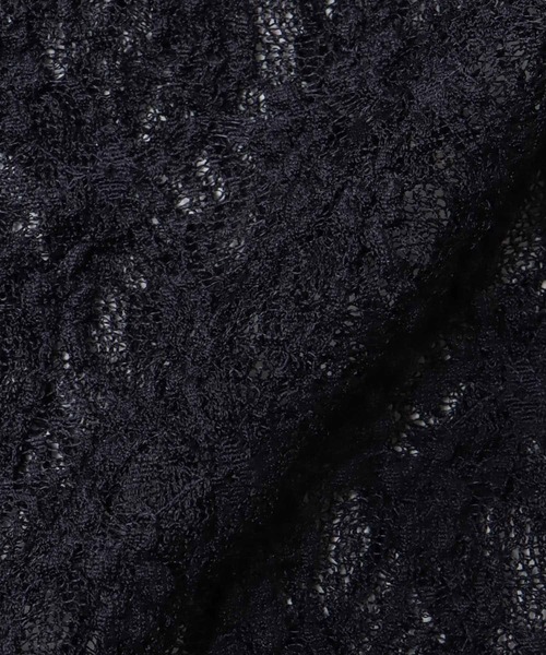 DRESSLAVE（ドレスレイブ）の「shrink stretch 2way pullover(シュリンクストレッチ2ウェイプルオーバー)（Tシャツ/カットソー・レディース・ホワイト/ネイビー・38）」の18枚目の写真