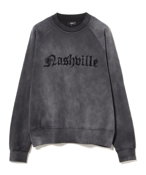 BEAMS（ビームス）の「【リラックスフィット】プリント フェード スウェット（スウェット・メンズ・ブラック/レッド・S/M/L/XL）」の2枚目の写真