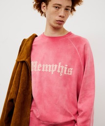 BEAMS | 【リラックスフィット】プリント フェード スウェット(スウェット)