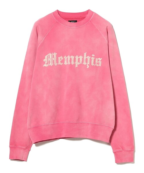 BEAMS（ビームス）の「【リラックスフィット】プリント フェード スウェット（スウェット・メンズ・ブラック/レッド・S/M/L/XL）」の14枚目の写真