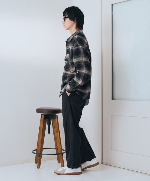 Dickies(ディッキーズ)の「【DICKIES/ディッキーズ】TCツイル デニム ワイドイージーパンツ(その他パンツ・メンズ・ブラック/スミクロ/インディゴブルー・X-LARGE/LARGE/MEDIUM)」の14枚目の写真