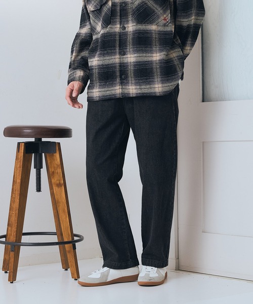 Dickies(ディッキーズ)の「【DICKIES/ディッキーズ】TCツイル デニム ワイドイージーパンツ(その他パンツ・メンズ・ブラック/スミクロ/インディゴブルー・X-LARGE/LARGE/MEDIUM)」の18枚目の写真