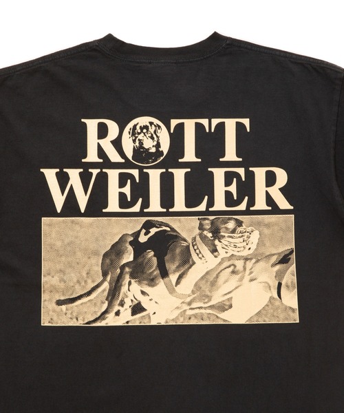 ROTTWEILER(ロットワイラー)の「DOGRACE TEE(Tシャツ/カットソー・メンズ・スミクロ・S/M/L/XL)」の5枚目の写真