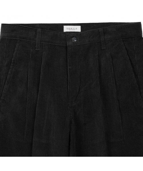 sortie（ソルティ）の「Two Pleats Corduroy Trousers (Black)（その他パンツ・メンズ・その他・SMALL/LARGE/X-LARGE）」の7枚目の写真