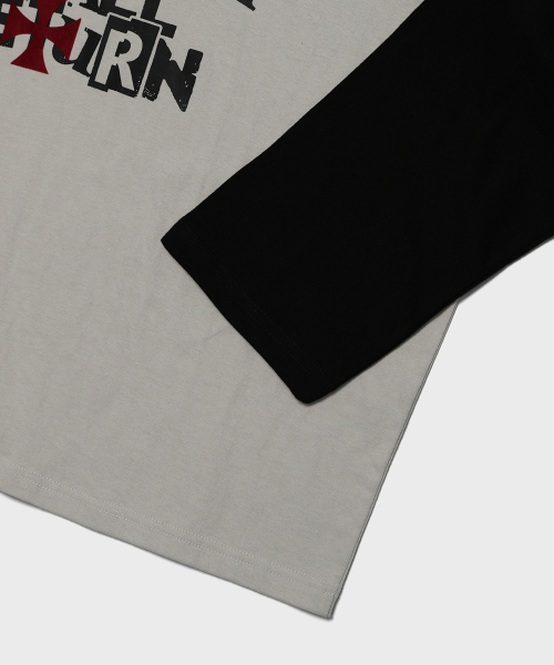 SAINTPAIN(セイントペイン)の「SPコラージュロングスリーブライトベージュ(Tシャツ/カットソー・メンズ・その他・MEDIUM/LARGE)」の4枚目の写真