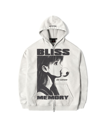 RG Bliss Washed Zip-up hoodie (Ecru)