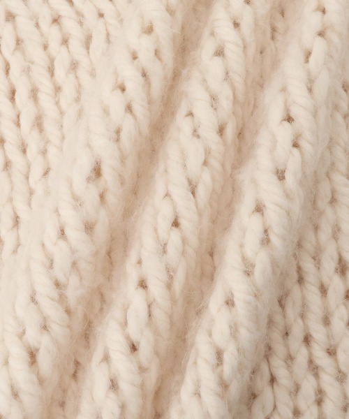 ADAM ET ROPE'（アダムエロペ）の「【EMOELLE】ローゲージニットプルオーバー（ニット/セーター・レディース・オフホワイト/グレー系その他・FREE）」の17枚目の写真