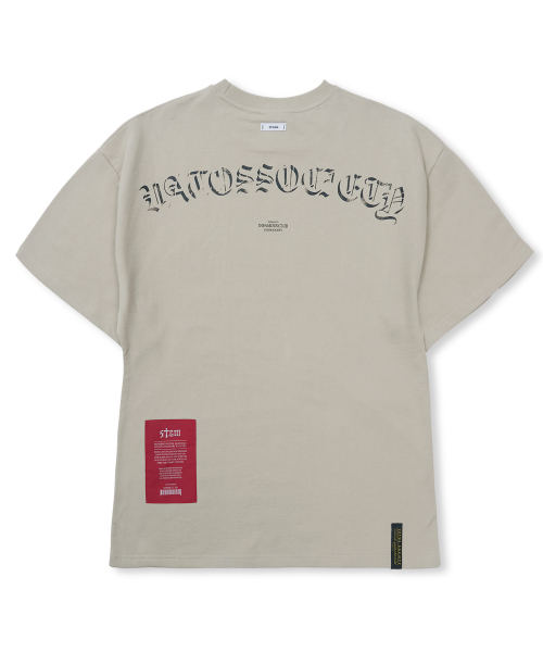 STIGMA(スティグマ)の「インファマス セミオーバーサイズTシャツ ベージュ(Tシャツ/カットソー・メンズ・その他・MEDIUM/LARGE/X-LARGE)」の2枚目の写真