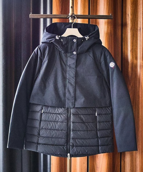 CAPEHORN（ケープホーン）の「(CAPE HORN)CASABLANCA（ダウンジャケット/コート・レディース・ホワイト/ブラック・M/S）」の2枚目の写真